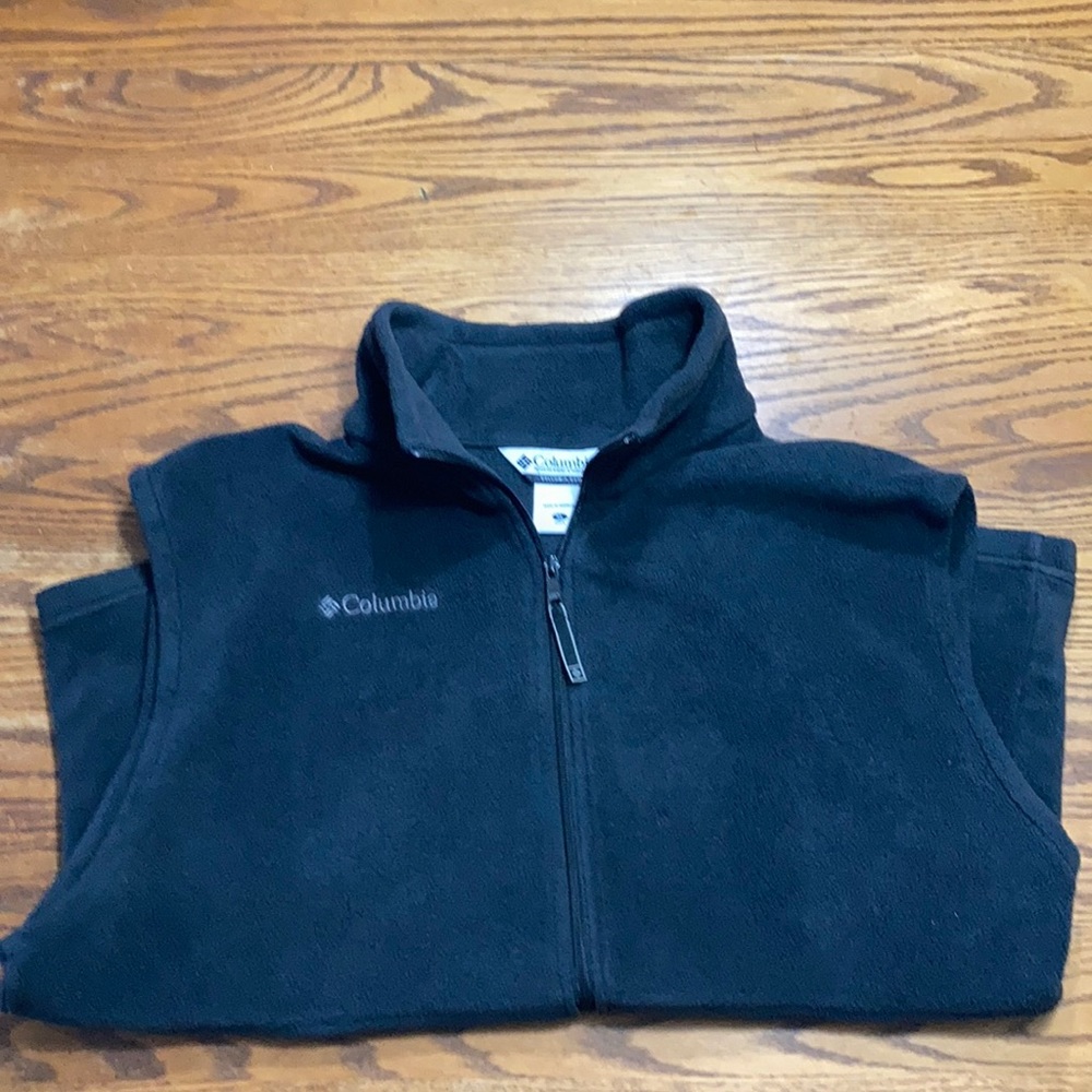 Columbia Black Men’s Fleece Vest size XL